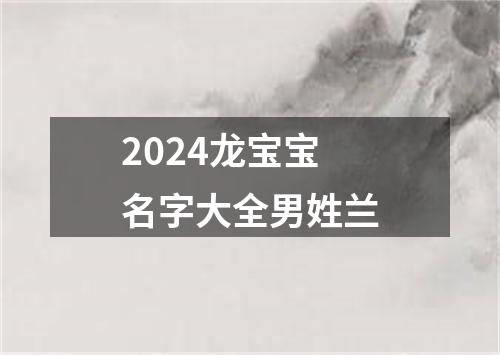 2024龙宝宝名字大全男姓兰