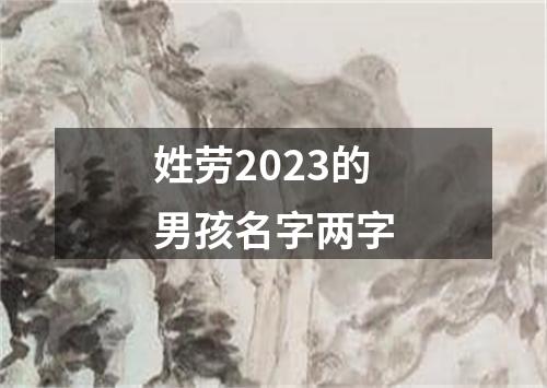 姓劳2023的男孩名字两字