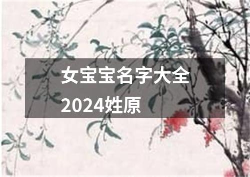 女宝宝名字大全2024姓原