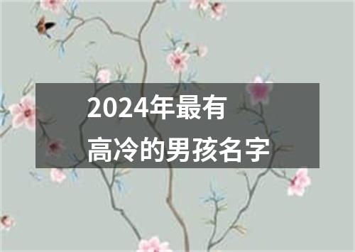 2024年最有高冷的男孩名字