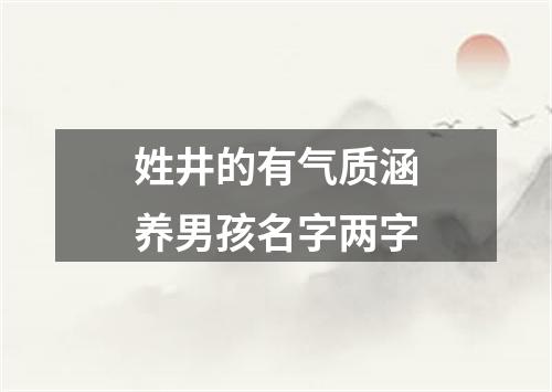 姓井的有气质涵养男孩名字两字