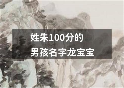 姓朱100分的男孩名字龙宝宝