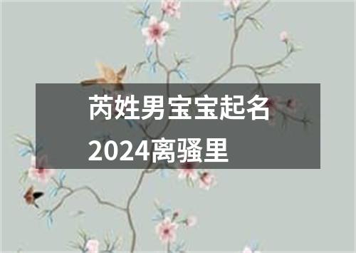 芮姓男宝宝起名2024离骚里