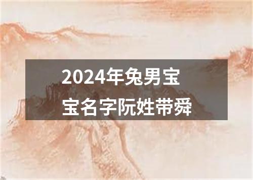 2024年兔男宝宝名字阮姓带舜