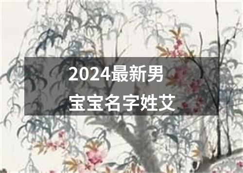 2024最新男宝宝名字姓艾