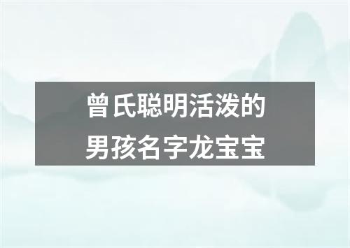 曾氏聪明活泼的男孩名字龙宝宝