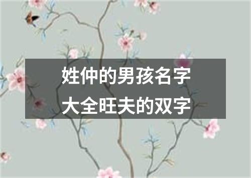 姓仲的男孩名字大全旺夫的双字