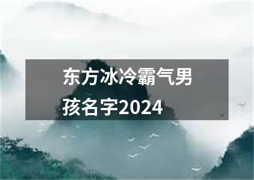 东方冰冷霸气男孩名字2024