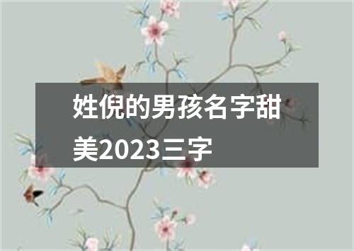 姓倪的男孩名字甜美2023三字