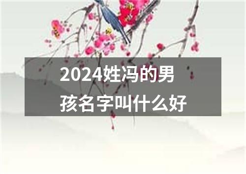 2024姓冯的男孩名字叫什么好