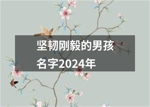 坚韧刚毅的男孩名字2024年