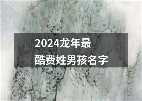 2024龙年最酷费姓男孩名字