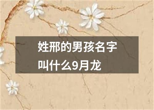 姓邢的男孩名字叫什么9月龙