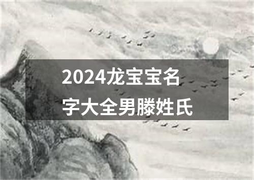 2024龙宝宝名字大全男滕姓氏