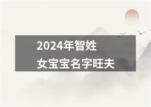 2024年智姓女宝宝名字旺夫