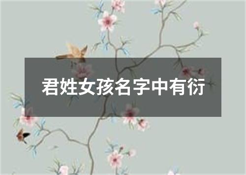 君姓女孩名字中有衍