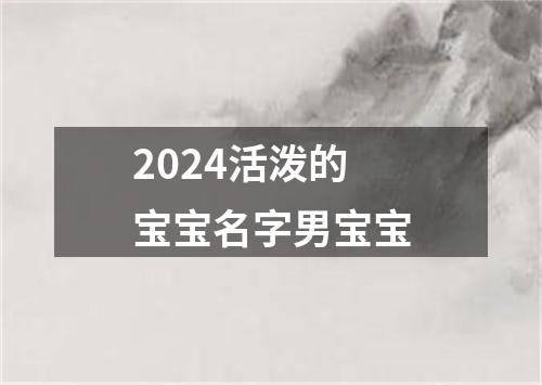 2024活泼的宝宝名字男宝宝