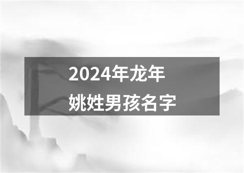 2024年龙年姚姓男孩名字