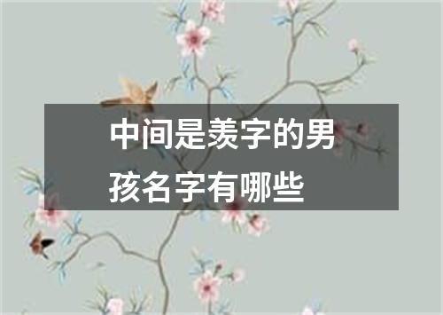 中间是羡字的男孩名字有哪些