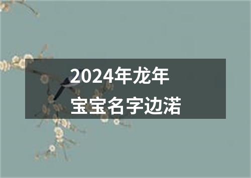 2024年龙年宝宝名字边渃