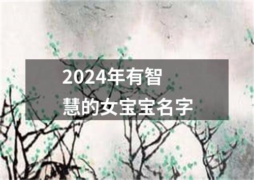 2024年有智慧的女宝宝名字