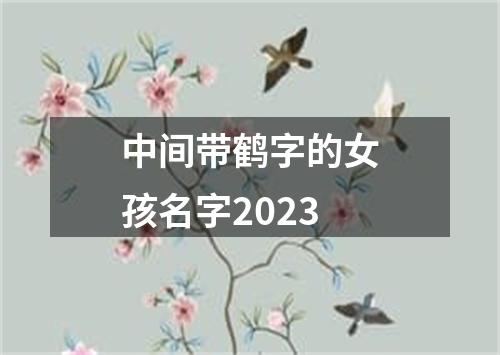 中间带鹤字的女孩名字2023