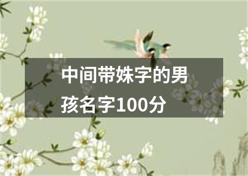 中间带姝字的男孩名字100分