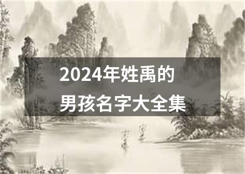 2024年姓禹的男孩名字大全集