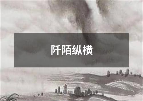 阡陌纵横