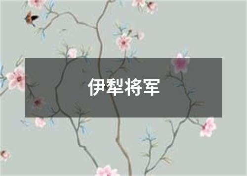 伊犁将军