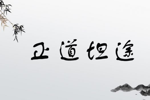 正道坦途