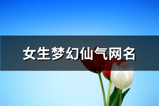 女生梦幻仙气网名(66个)