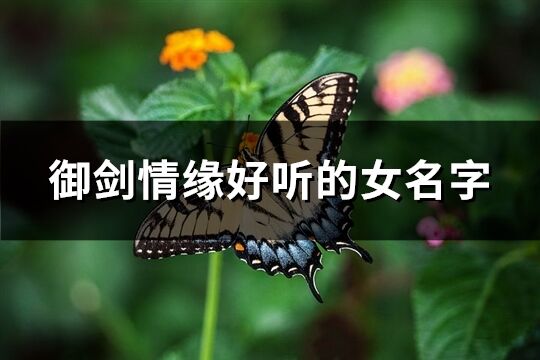 御剑情缘好听的女名字(221个)