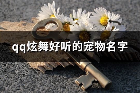 qq炫舞好听的宠物名字(共154个)