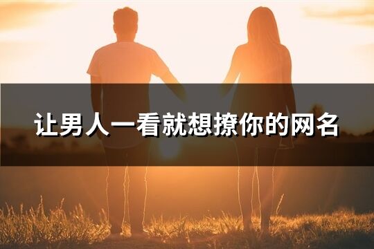 让男人一看就想撩你的网名(186个)