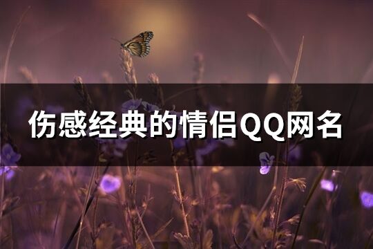 伤感经典的情侣QQ网名(共110个)