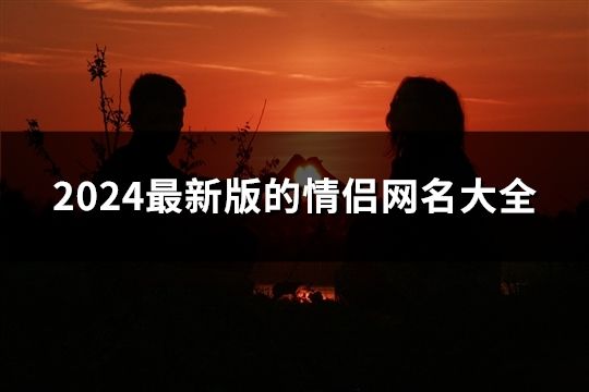 2024最新版的情侣网名大全(精选65对)