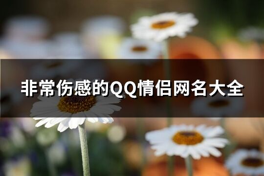 非常伤感的QQ情侣网名大全(精选68个)