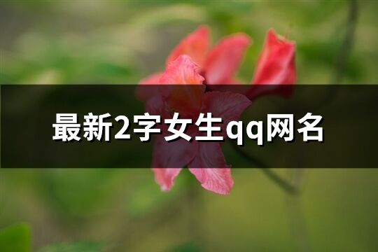 最新2字女生qq网名(精选260个)