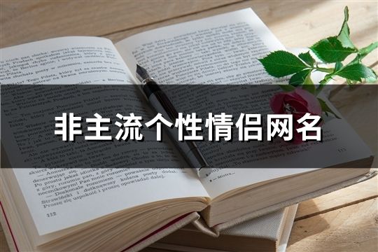 非主流个性情侣网名(127个)