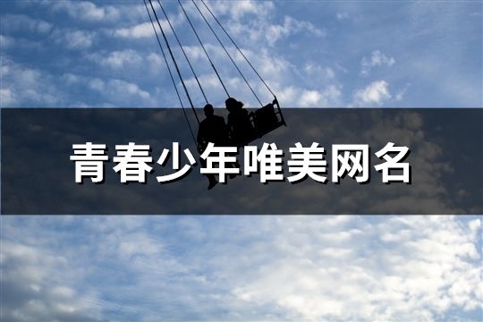 青春少年唯美网名(共128个)