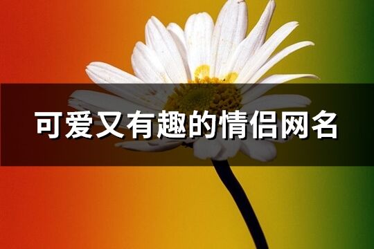 可爱又有趣的情侣网名(共129个)