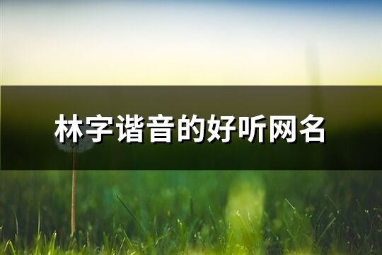 林字谐音的好听网名(共94个)