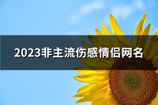 2023非主流伤感情侣网名(共472个)