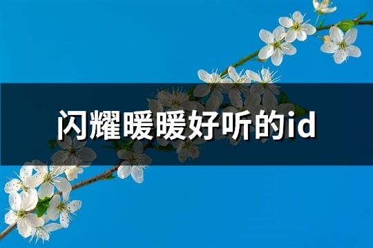 闪耀暖暖好听的id(共340个)