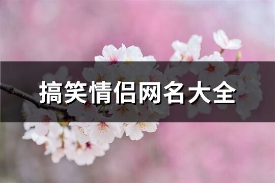 搞笑情侣网名大全(共127个)