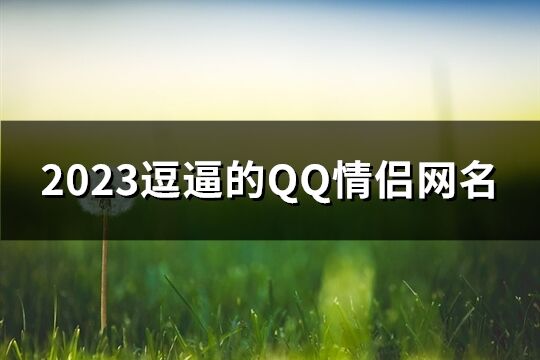 2023逗逼的QQ情侣网名(共152个)