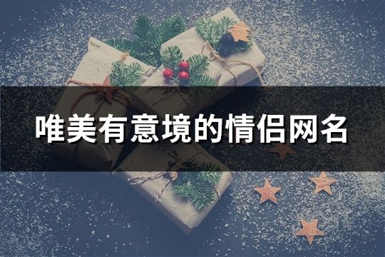 唯美有意境的情侣网名(78个)