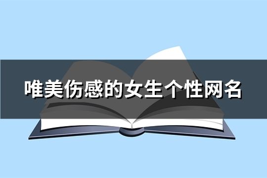 唯美伤感的女生个性网名(197个)