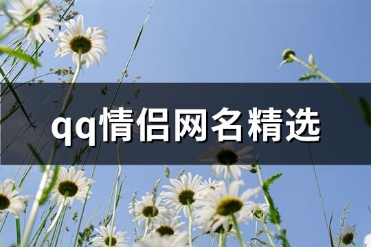 qq情侣网名精选(共129个)